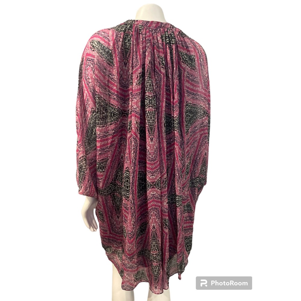 Diane Von Furstenberg 100% silk mini dress 2, resortwear, quiet luxury, old mone - Picture 3 of 4